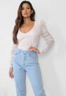 Missguided - Stone Ruched Mesh Corset Bodysuit Missguided - Stone Ruched Mesh Corset Bodysuit