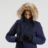 QUECHUA - S Women's Hiking Warm Waterproof Parka Sh500 U-Warm - Asphalt Blue QUECHUA - S Women's Hiking Warm Waterproof Parka Sh500 U-Warm - Asphalt Blue