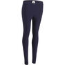 DOMYOS - Salto 100 women's slim-fit stretching leggings - navy blue DOMYOS - Salto 100 women's slim-fit stretching leggings - navy blue