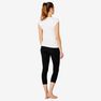 NYAMBA - XS Women's Slim T-Shirt 500 - Navy Blue NYAMBA - XS Women's Slim T-Shirt 500 - Navy Blue