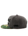 ONE8 - One8 Middle East English Flat Brim Snapback Camo/Gray Cap ONE8 - One8 Middle East English Flat Brim Snapback Camo/Gray Cap