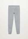 Mango - medium grey Cotton jogger-style trousers Mango - medium grey Cotton jogger-style trousers