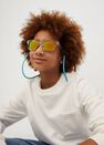 Mango - Grey Clear Frame Sunglasses, Kids Boy Mango - Grey Clear Frame Sunglasses, Kids Boy