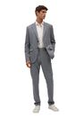 Mango - medium grey Slim fit check suit trousers, Men Mango - medium grey Slim fit check suit trousers, Men