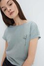 Mohito - Eco Aware Cotton T-Shirt - Green Mohito - Eco Aware Cotton T-Shirt - Green
