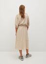 Mango - light beige Ruffled checked skirt Mango - light beige Ruffled checked skirt