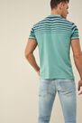 Salsa Jeans - Blue Regular fit polo shirt with stamp on shoulder Salsa Jeans - Blue Regular fit polo shirt with stamp on shoulder
