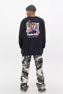 Urban Outfitters - Black UO Enlightenment Black Long-Sleeve T-Shirt Urban Outfitters - Black UO Enlightenment Black Long-Sleeve T-Shirt