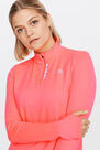 KALENJI - Run warm women's running long-sleeved jersey - coral KALENJI - Run warm women's running long-sleeved jersey - coral