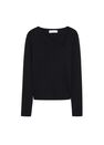 Mango - Black Asymmetric Knit Sweater Mango - Black Asymmetric Knit Sweater