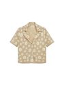 Mango - lt pastel brown Floral-print knitted cardigan Mango - lt pastel brown Floral-print knitted cardigan