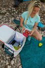 QUECHUA - Unique Size Camping and Hiking Blanket - 140 x 170 cm, Caribbean Green QUECHUA - Unique Size Camping and Hiking Blanket - 140 x 170 cm, Caribbean Green