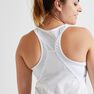 DOMYOS - S/M Energy Women's Printed Cardio Fitness Tank Top - Asphalt Blue DOMYOS - S/M Energy Women's Printed Cardio Fitness Tank Top - Asphalt Blue
