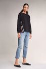 Salsa Jeans - Black Salsa branded sweatshirt with side strips Salsa Jeans - Black Salsa branded sweatshirt with side strips