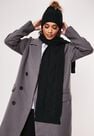 Missguided - Black Black Cable Knit Hat And Scarf Set Missguided - Black Black Cable Knit Hat And Scarf Set