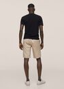 Mango - black Stretch cotton T-shirt, Men Mango - black Stretch cotton T-shirt, Men