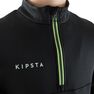 KIPSTA - 10-11Y T500 Kids' Half-Zip Football Training Sweatshirt - Black/Neon, Black KIPSTA - 10-11Y T500 Kids' Half-Zip Football Training Sweatshirt - Black/Neon, Black