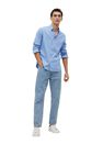 Mango - lt-pastel blue Slim fit structured cotton shirt Mango - lt-pastel blue Slim fit structured cotton shirt