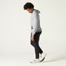 DOMYOS - Large Men's Gym Hoodie 500 - Grey Marl, Light Grey DOMYOS - Large Men's Gym Hoodie 500 - Grey Marl, Light Grey