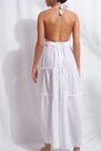 Calzedonia - White Long Fabric Dress With Drawstring, Women - One-Size Calzedonia - White Long Fabric Dress With Drawstring, Women - One-Size