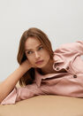 Mango - lt-pastel pink Faux-leather shirt Mango - lt-pastel pink Faux-leather shirt