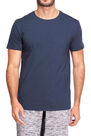 NYAMBA - 100 sportee 100% cotton regular-fit gym stretching t-shirt - navy blue, M NYAMBA - 100 sportee 100% cotton regular-fit gym stretching t-shirt - navy blue, M