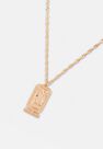 Missguided - Gold Look Tag Pendant Necklace, Women Missguided - Gold Look Tag Pendant Necklace, Women