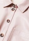 Mango - lt-pastel pink Faux-leather shirt Mango - lt-pastel pink Faux-leather shirt
