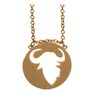 JAECI DESIGNS - Jaeci Ox Necklace Gold JAECI DESIGNS - Jaeci Ox Necklace Gold