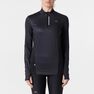 KALENJI - S Run Dry+ Zip Women's Long-Sleeved T-Shirt - Black KALENJI - S Run Dry+ Zip Women's Long-Sleeved T-Shirt - Black