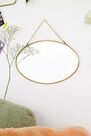 Urban Outfitters - GOLD Large Oval Mirror Urban Outfitters - GOLD Large Oval Mirror