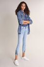 Salsa Jeans - Blue Push Up Wonder cropped jeans with embroidered hem Salsa Jeans - Blue Push Up Wonder cropped jeans with embroidered hem