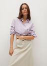 Mango - light beige 100% linen skirt Mango - light beige 100% linen skirt