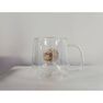 ROVATTI - Rovatti Nevoso Double Glass Nescafe Cup Gold 350ml ROVATTI - Rovatti Nevoso Double Glass Nescafe Cup Gold 350ml