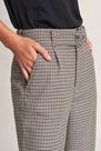 Salsa Jeans - Beige Boyfriend checked paper bag trousers with belt Salsa Jeans - Beige Boyfriend checked paper bag trousers with belt
