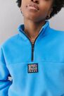 Urban Outfitters - Turquoise Iets Frans'.. Varsity Fleece Track Sweatshirt Urban Outfitters - Turquoise Iets Frans'.. Varsity Fleece Track Sweatshirt