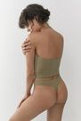 Urban Outfitters - Khaki Out From Under Cindy Solid Thong, Women Urban Outfitters - Khaki Out From Under Cindy Solid Thong, Women