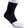TARMAK - 3 Strong 100 Men's/Women's Right/Left Ankle Ligament Support - Black, Black TARMAK - 3 Strong 100 Men's/Women's Right/Left Ankle Ligament Support - Black, Black