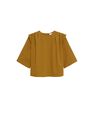 Mango - dark yellow Pleated cotton blouse Mango - dark yellow Pleated cotton blouse