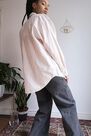 Urban Outfitters - Peach BDG Sadie Stripe Boyfriend Shirt Urban Outfitters - Peach BDG Sadie Stripe Boyfriend Shirt