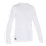 TRIBORD - 6-7Y Kids' Long Sleeve UV Protection Surfing Water T-Shirt, Snow White TRIBORD - 6-7Y Kids' Long Sleeve UV Protection Surfing Water T-Shirt, Snow White