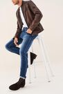 Salsa Jeans - Beige Leather biker jacket Salsa Jeans - Beige Leather biker jacket