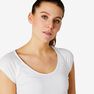 NYAMBA - XS Women's Slim T-Shirt 500 - Navy Blue NYAMBA - XS Women's Slim T-Shirt 500 - Navy Blue