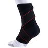 TARMAK - 3 Strong 100 Men's/Women's Right/Left Ankle Ligament Support - Black, Black TARMAK - 3 Strong 100 Men's/Women's Right/Left Ankle Ligament Support - Black, Black