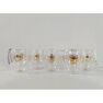 ROVATTI - Rovatti Nevoso Double Glass Arabic Coffee Cup Gold 100ml ROVATTI - Rovatti Nevoso Double Glass Arabic Coffee Cup Gold 100ml