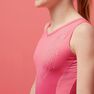 DOMYOS - 6-7Y 500 Artistic Gymnastics Sleeveless Leotard, Light Pink DOMYOS - 6-7Y 500 Artistic Gymnastics Sleeveless Leotard, Light Pink