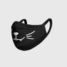 MISTER TEE - Mister Tee Smiling Cat Kids' Face Mask Black MISTER TEE - Mister Tee Smiling Cat Kids' Face Mask Black