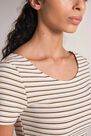 Salsa Jeans - Beige Striped round neck t-shirt Salsa Jeans - Beige Striped round neck t-shirt