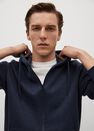 Mango - medium blue Zipper plush sweatshirt Mango - medium blue Zipper plush sweatshirt