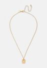 Missguided - Gold Look Stone Tag Edge Pendant Necklace Missguided - Gold Look Stone Tag Edge Pendant Necklace